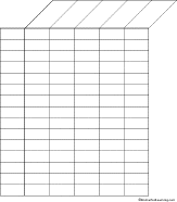 Four Column Chart Graphic Organizer
