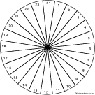 Search result: 'Clock Diagram:  24 Divisions- Graphic Organizers'