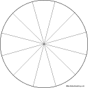 Search result: 'Unlabeled Clock Diagram, 12 divisions: Graphic Organizers'