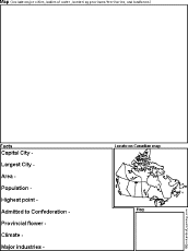 Search result: 'Canadian Province/Territory Report Diagram Printout: Graphic Organizers'