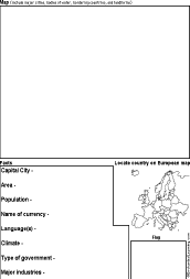 Search result: 'European Country Report Diagram Printout #2: Graphic Organizers'
