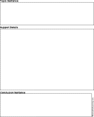 Search result: 'Paragraph Structure Graphic Organizer Printouts'