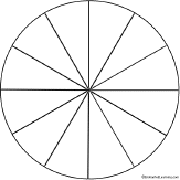 Pie Chart 12 Sections