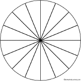 Search result: 'Pie Chart (16 Divisions): Graphic Organizers'