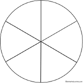 Blank Pie Chart 8 Sections