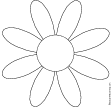 Search result: '8-Petal Flower Diagram Printout: Graphic Organizers'