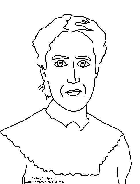 Henrietta Swan Leavitt Coloring Page - Enchanted Learning