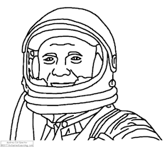 Search result: 'John Glenn Coloring Page'