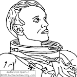 Michael Collins Coloring Book Printout and Interactive Coloring Page