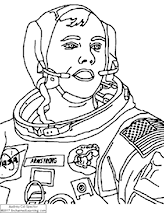 Search result: 'Neil Armstrong Coloring Page'