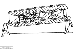 Search result: 'Wright Brothers Coloring Page'