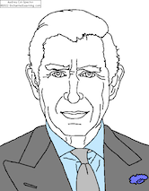 King Charles III Coloring Page