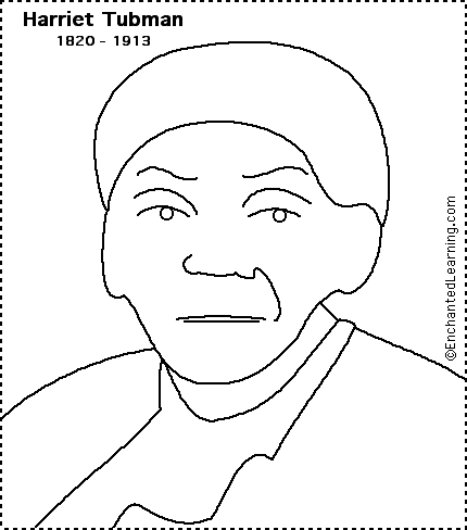 Search result: 'Harriet Tubman Printout/Coloring Page'