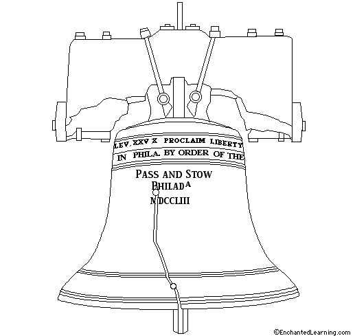 Search result: 'Liberty Bell Coloring Printout'