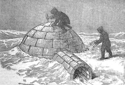 Igloo, from "Science: An Illustrated Journal", 1883