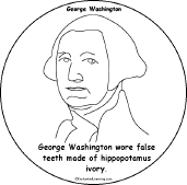 Search result: 'George Washington, A Printable Book: False Teeth Page'
