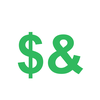 dollar sign and ampersand