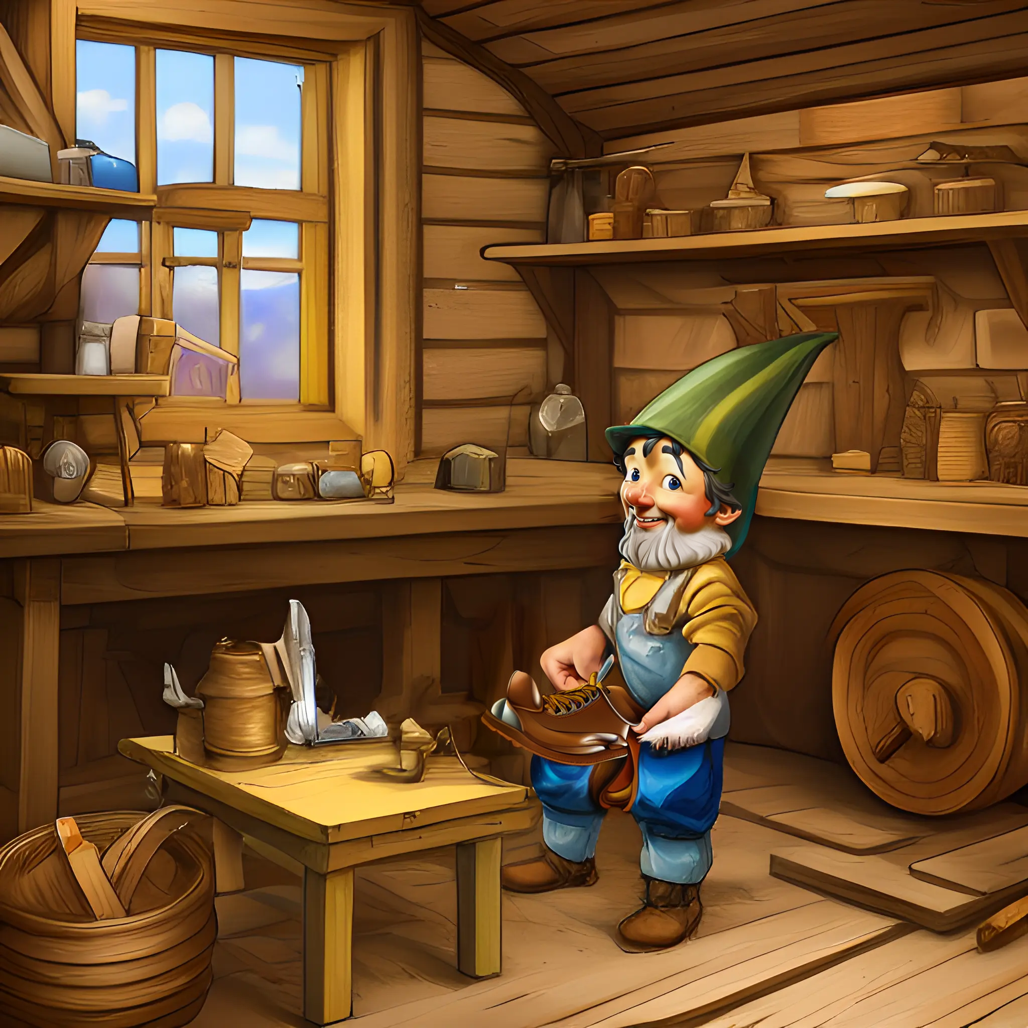 elf in the workshop