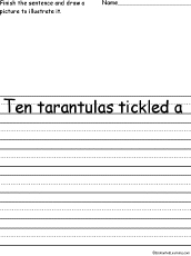 Finish the Sentence — 'T'
