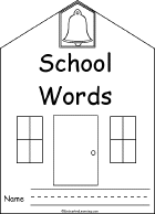 Writing School Anagrams Worksheet