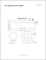 Tiny Leprechaun Hat Template