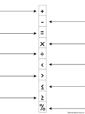 Label 10 Math Symbols