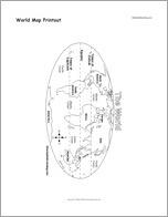 World Map Printout