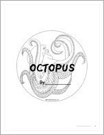 Octopus Shape Book Printouts