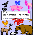 Los Animales (The Animals): English/Spanish Flashcards