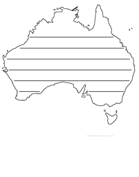 Australia: Shape Poem - Printable Worksheet
