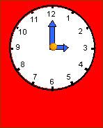 Label the Clocks on the Hour in English
