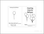 Counting Colorful Balloons Book (1-11)