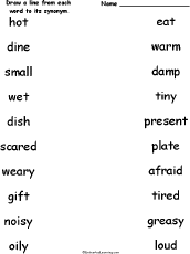 Match the Synonyms #3