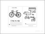 'I Like to Ride...' Book
