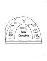 Das Camping - German Printable Book