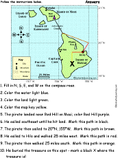 Pirate Map - Follow the Instructions