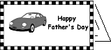 Father's Day Coupon Card Template (Black and White)