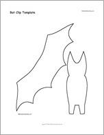 Bat Clip Template