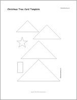 Christmas Tree Card Template
