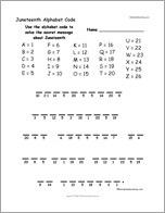 Juneteenth Alphabet Code