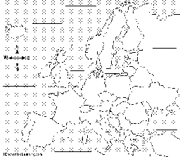 Europe Map Printout