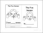 The Five Senses - Printable Book