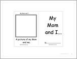 My Mom and I... Printable Book
