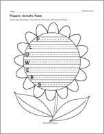 Flowers Acrostic Poem