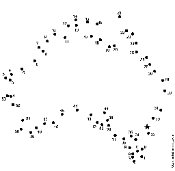 Dot to Dot Mystery Map: Australia