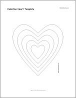 Valentine Heart Template