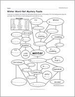 Winter Word-Net Mystery Puzzle