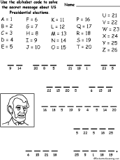 Presidential Election Alphabet Code