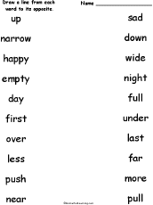 Match the Opposites #4