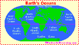 Label the Oceans and Seas in German